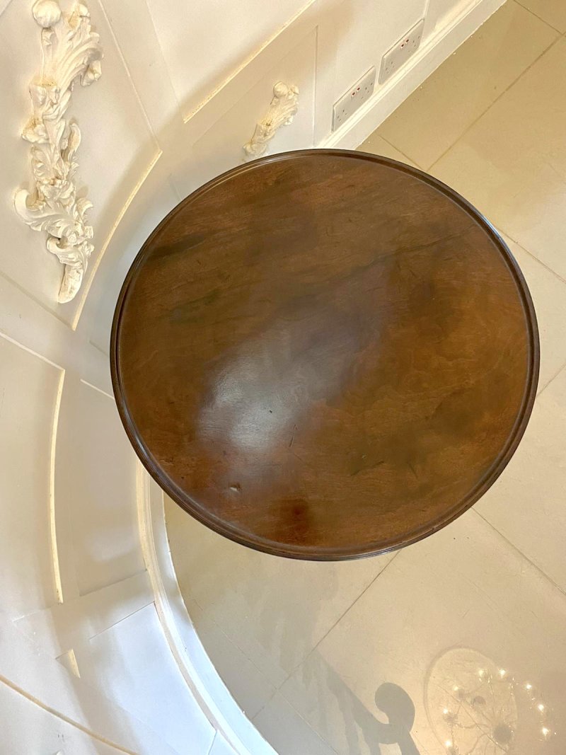 Superb Quality Antique George III Mahogany Lamp Table - Image 5